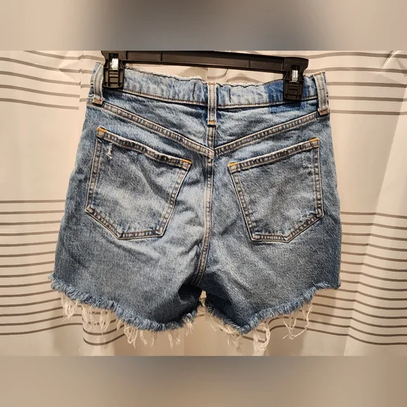 Abercrombie & Fitch Women's The Dad Short High Rise Size 27/4 - Picture 7 of 8